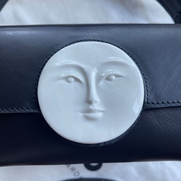 Andrés Gallardo Moon Face Leather Bag - Picture 8 of 9
